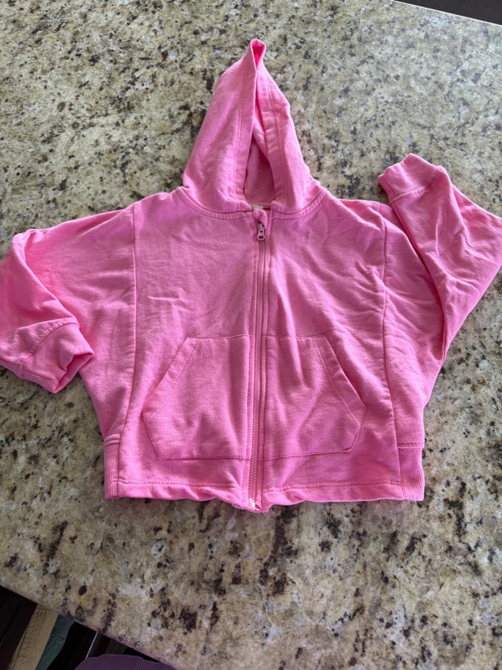 Jessica Simpson Pink Kids Zip Hoodie with Hood